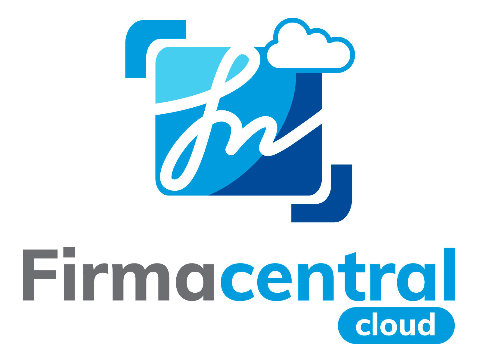 Logotipo Firmacentral- vertical fondo blanco