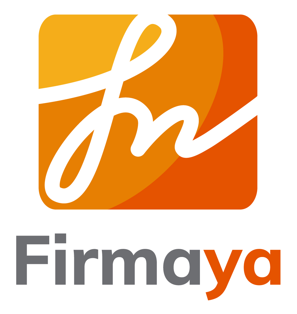 Logo Firmaya - vertical fondo blanco