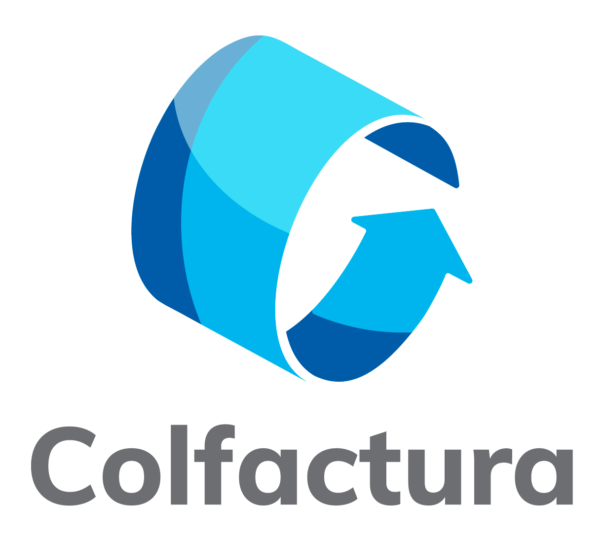 Logotipo Colfactura -vertical fondo blanco